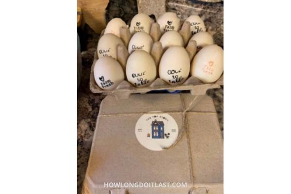 Duck Eggs freshly packed