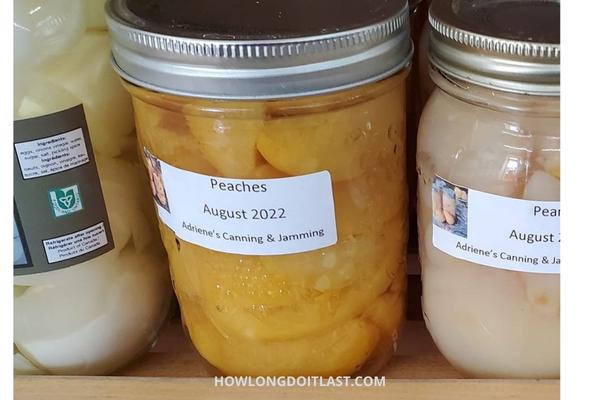 Canned Peaches Store Bought