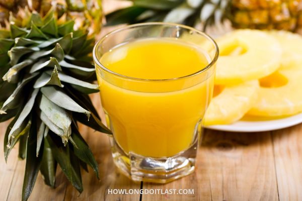 How long does Pineapple Juice last?