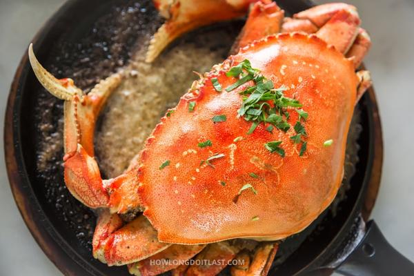 How long does Cooked Crabs last in Fridge