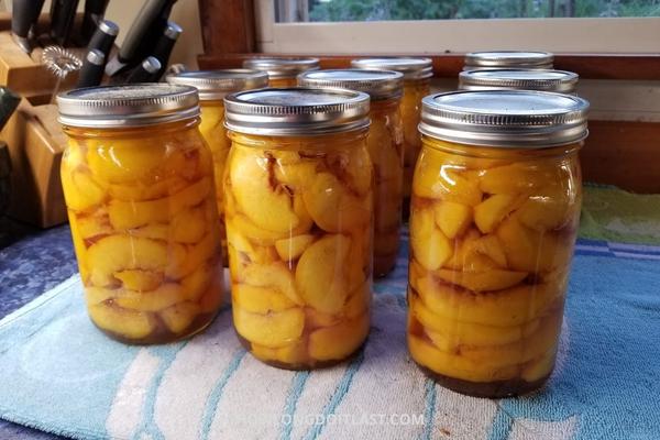 Canned Peaches Stored in Jar. Know how long Canned Peaches last?
